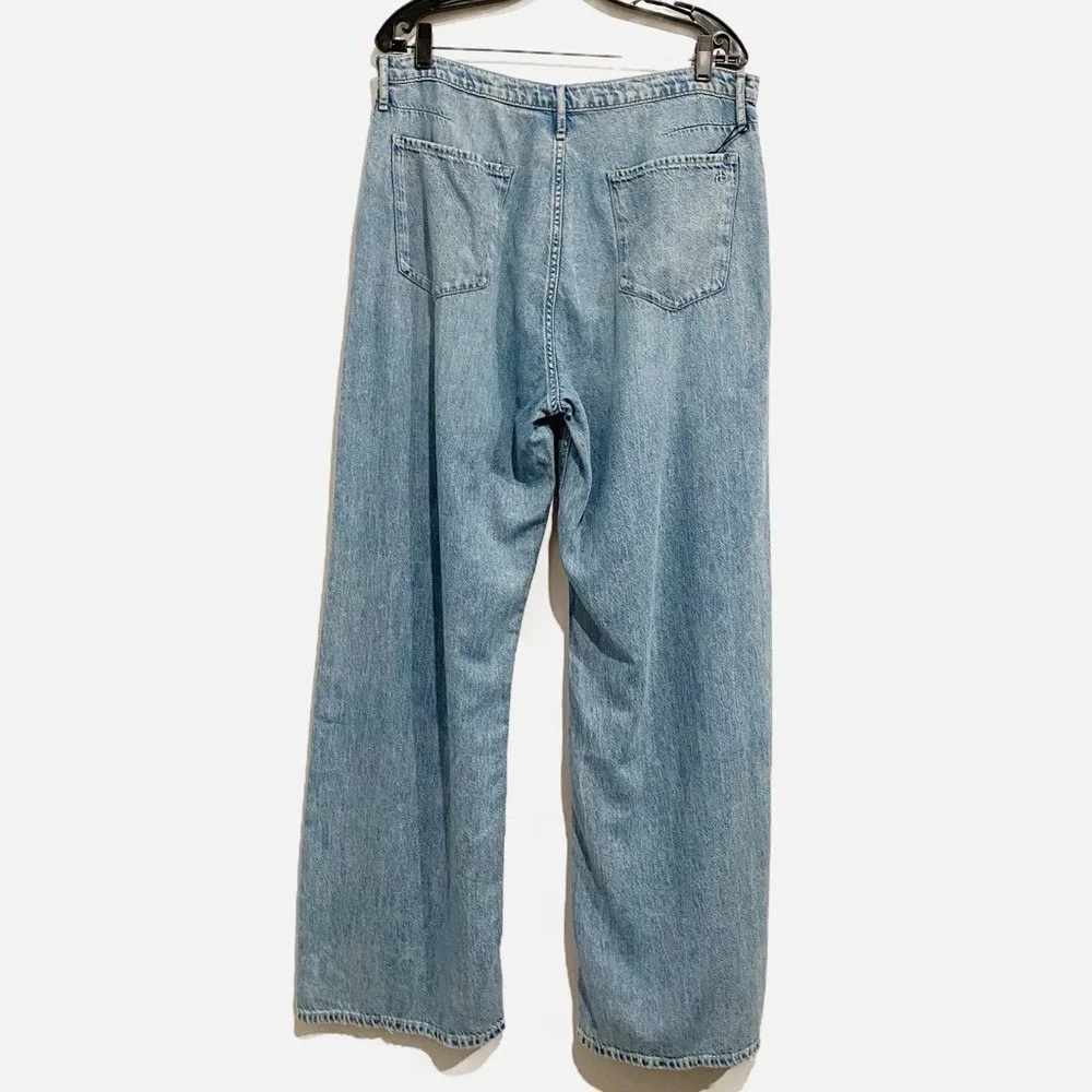 NWT Rag & Bone Ultra Featherweight Phoebe Drawstring Jeans Size Large - Picture 5 of 13